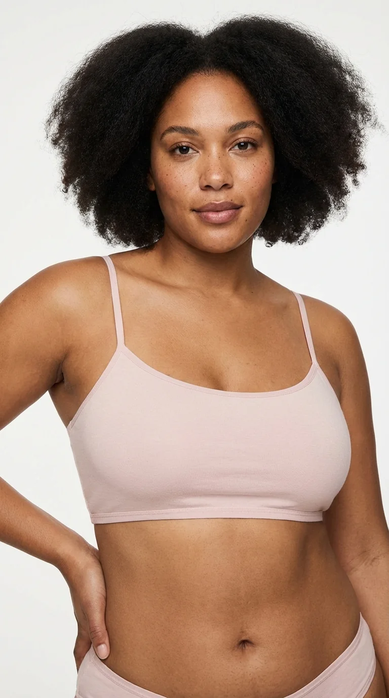 Nude Basic Crop Büstiyer - Arka Görünüm